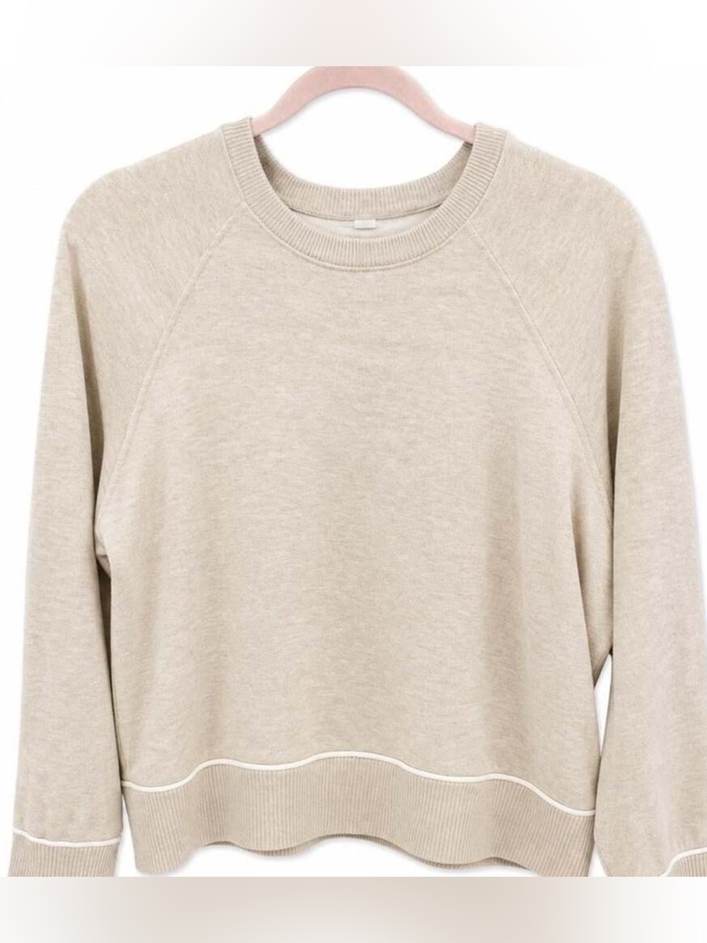 Pilcro Beige Crewneck Sweatshirt